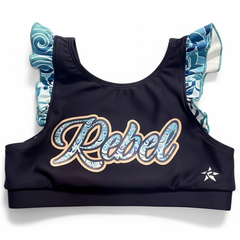ALL-STAR REBEL ATHLETICS SPORTS BRA
SZ YL
EUC